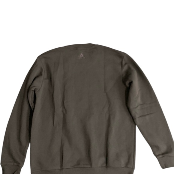 Adidas Men's Fleece L/S Crew Neck Sweatshirt IB3995 - Picture 4 of 4